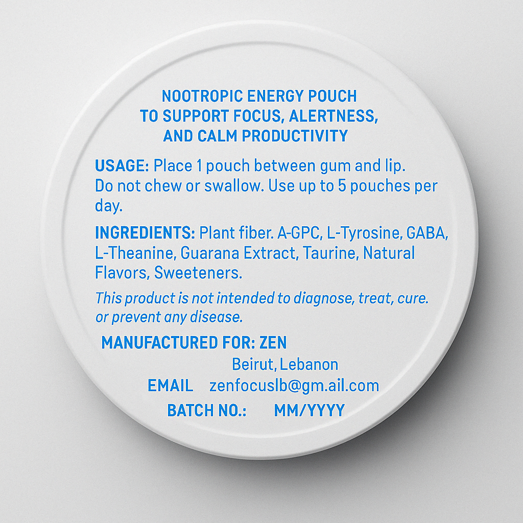 ZEN – Bubblegum Energy Pouches