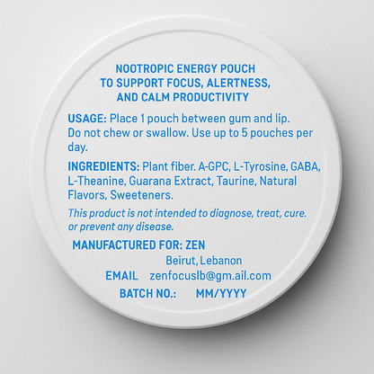 ZEN – Bubblegum Energy Pouches